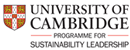 University of cambridge - Programme for - Sustainability leadership