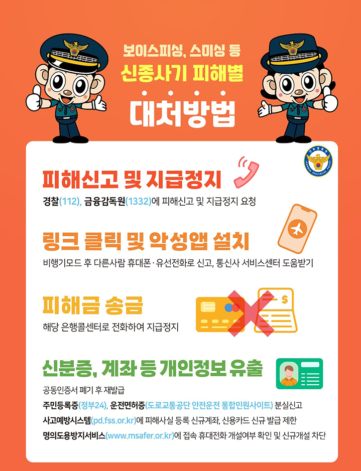 신종사기 피해별 대처방법