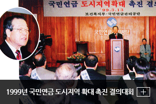 1999년 국민연금 도시지역 확대 촉진 결의대회